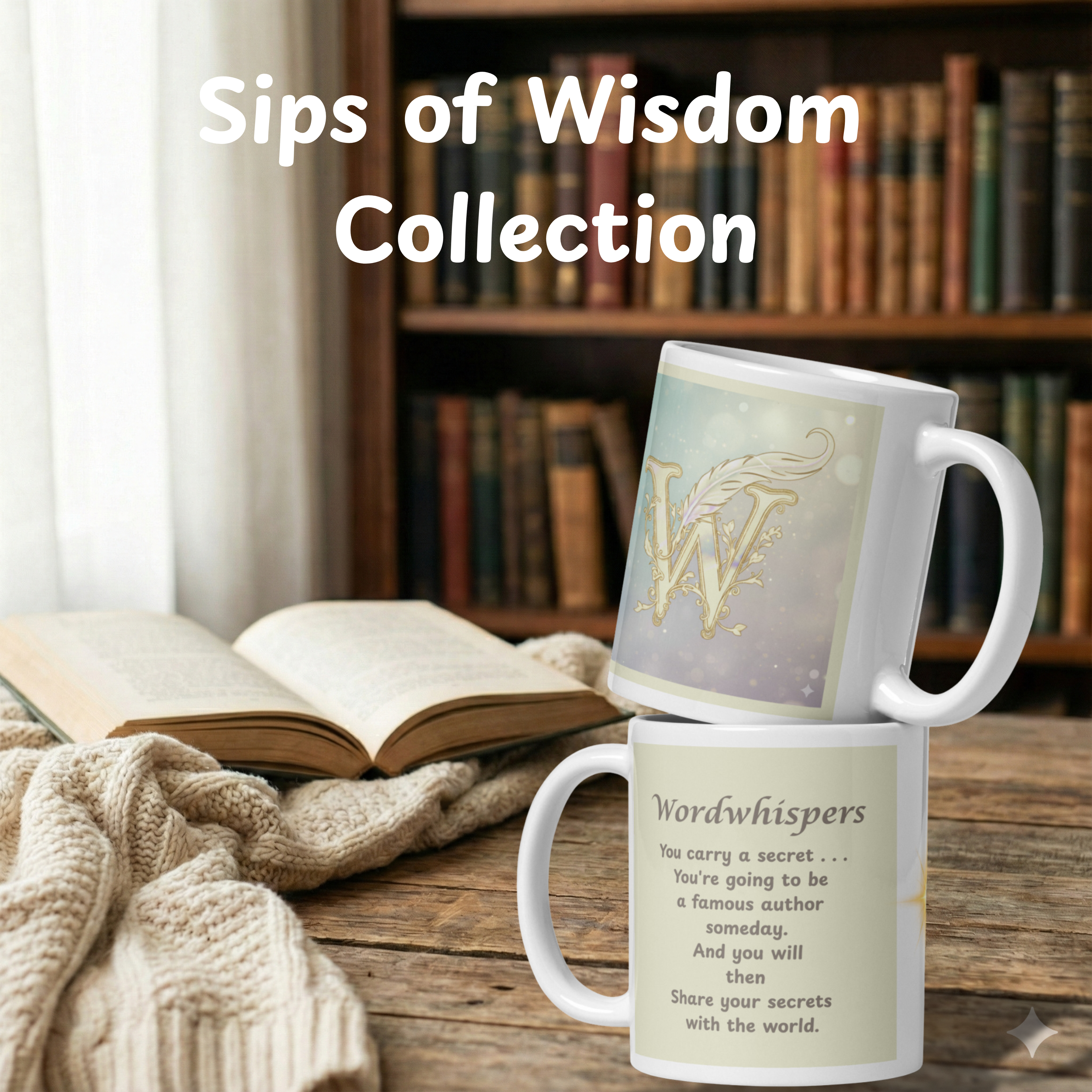 Sips of Wisdom: The Chapter Mugs