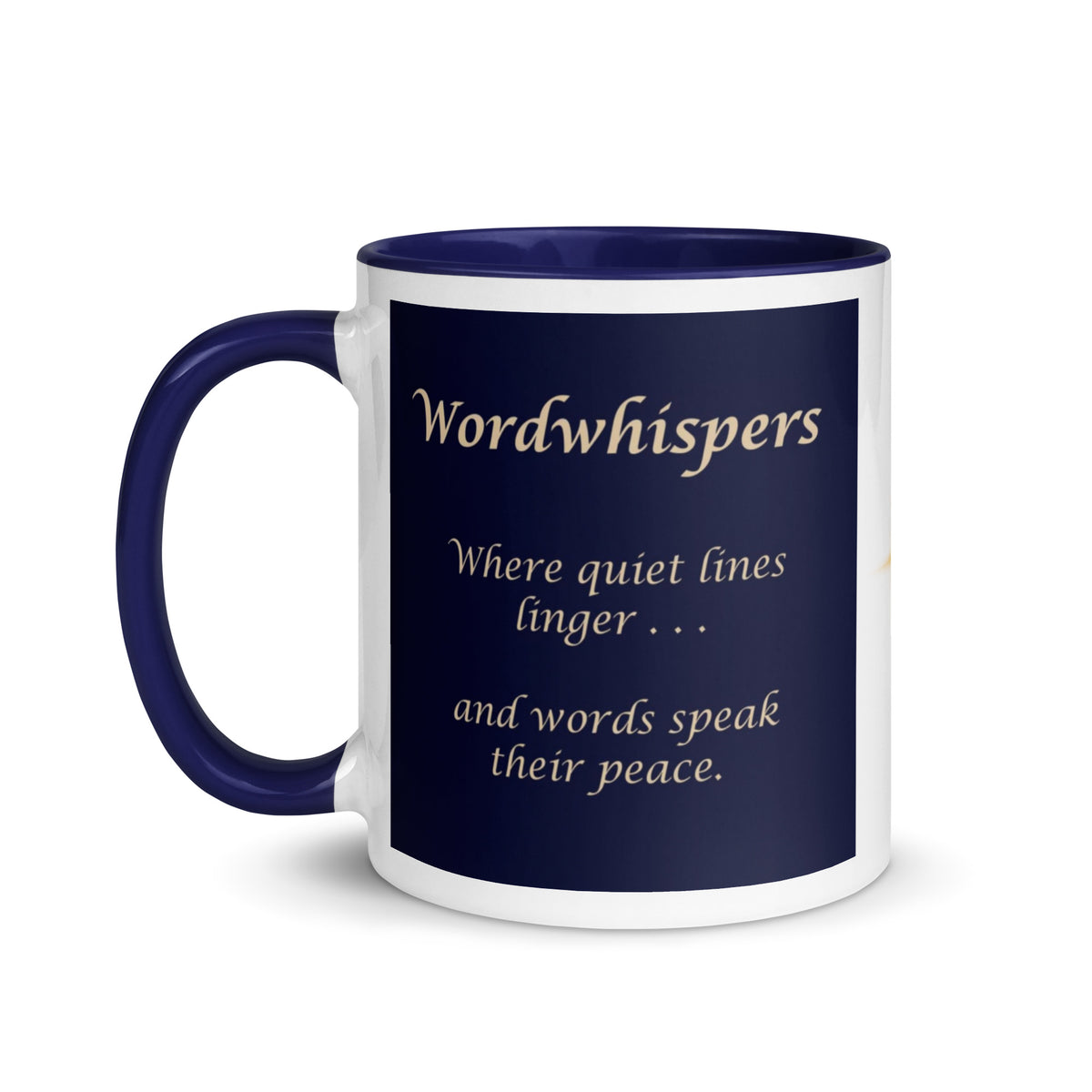 Enchanted two tone mug quote