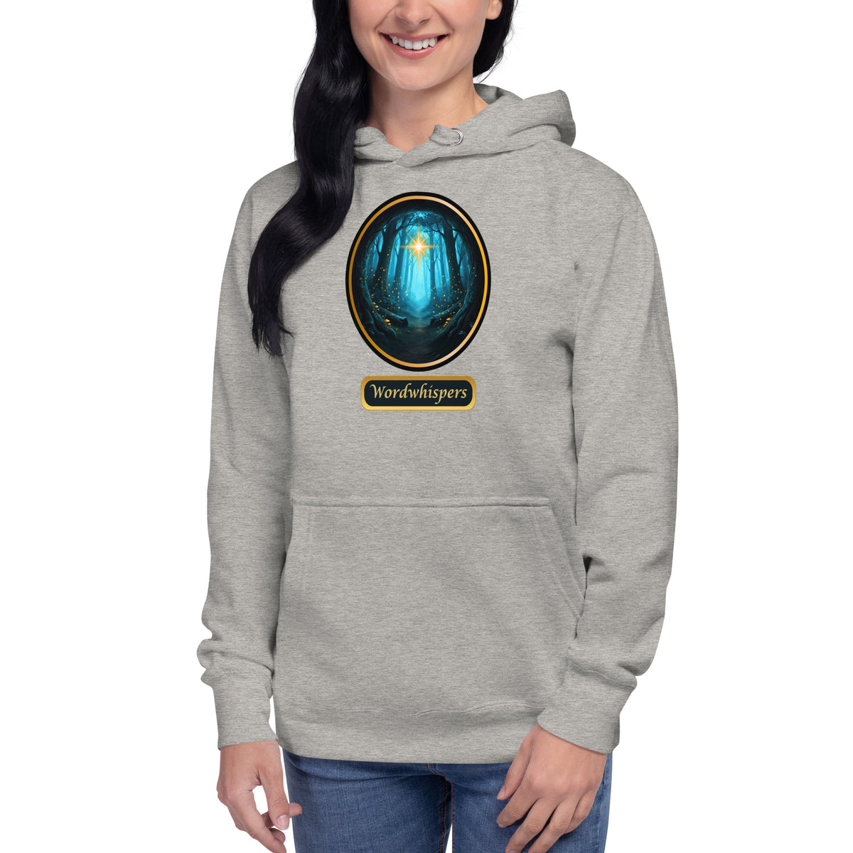 Glimmer Hoodie Medallion Carbon Grey