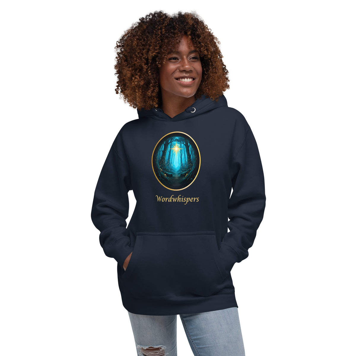 Glimmer of Light Hoodie in Navy Blazer 