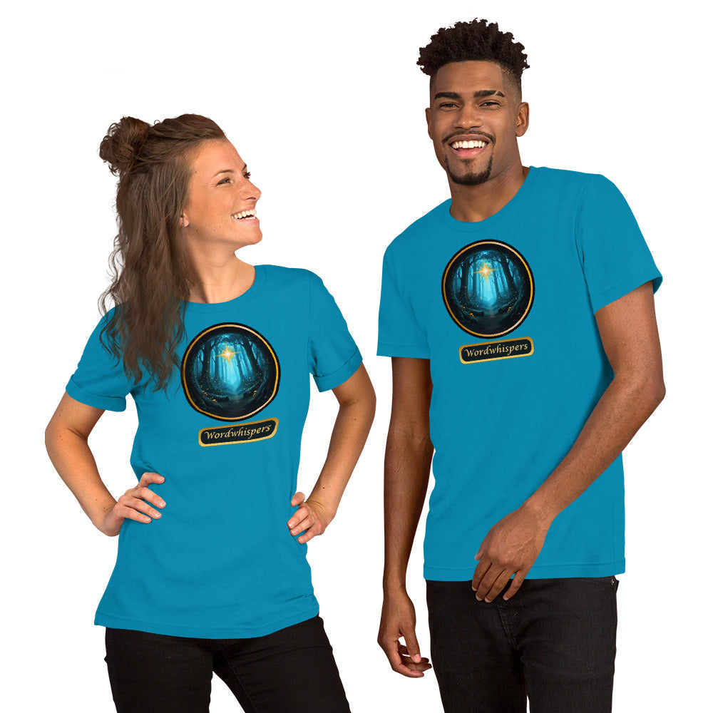 Glimmer of Light t-shirt in aqua
