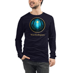 Glimmer of Light long sleeve Tee in- Navy