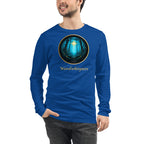 Glimmer of Light long sleeve Tee in true royal