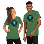 Glimmer of Light t-shirt in heather grass green
