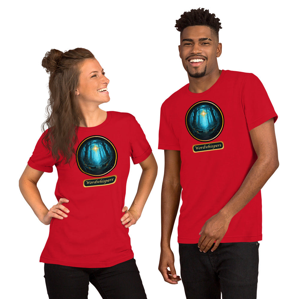 Glimmer of Light t-shirt in red