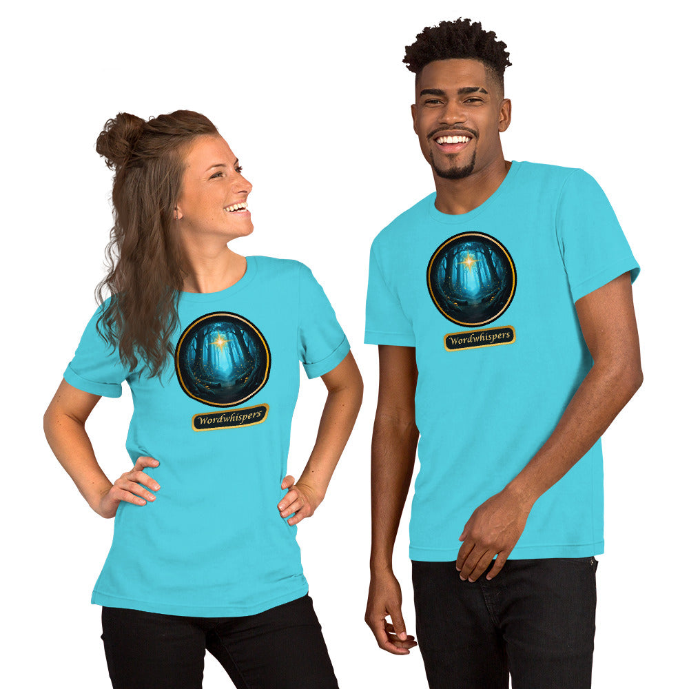 Glimmer of Light t-shirt in turquoise