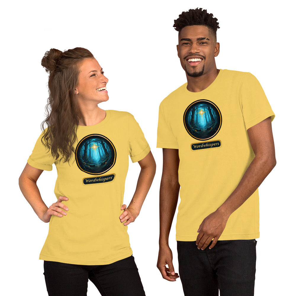 Glimmer of Light t-shirt in yellow