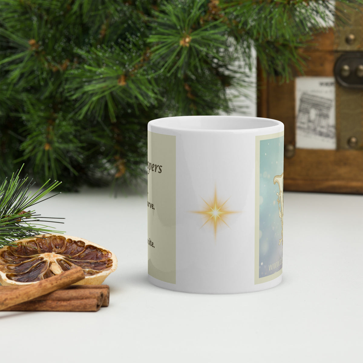 Learning curve mug white side