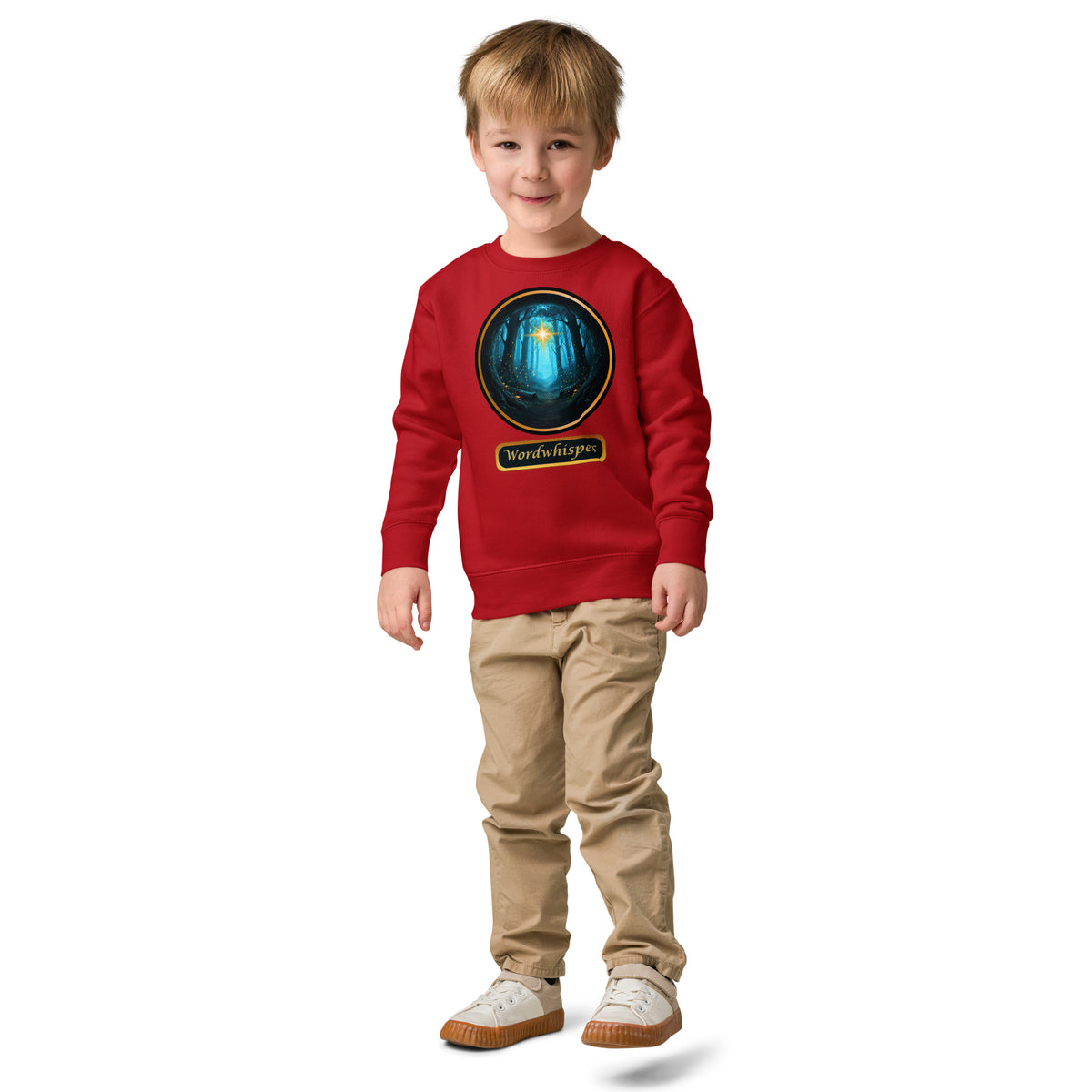 Little Dreamers Secret Woods & Guiding Star Kids Sweatshirt – Wordwhispers –