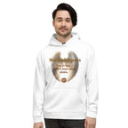 Pennies From Heaven all-over print recycled unisex hoodie in white