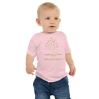 Book Lover Baby Tee Enchanted Storybook Tree in pink