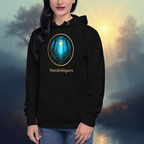 Literary Premium Hoodie - Glimmer of Light Design - Unisex - black