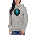 Literary Premium Hoodie - Glimmer of Light Design - Unisex - carbon grey