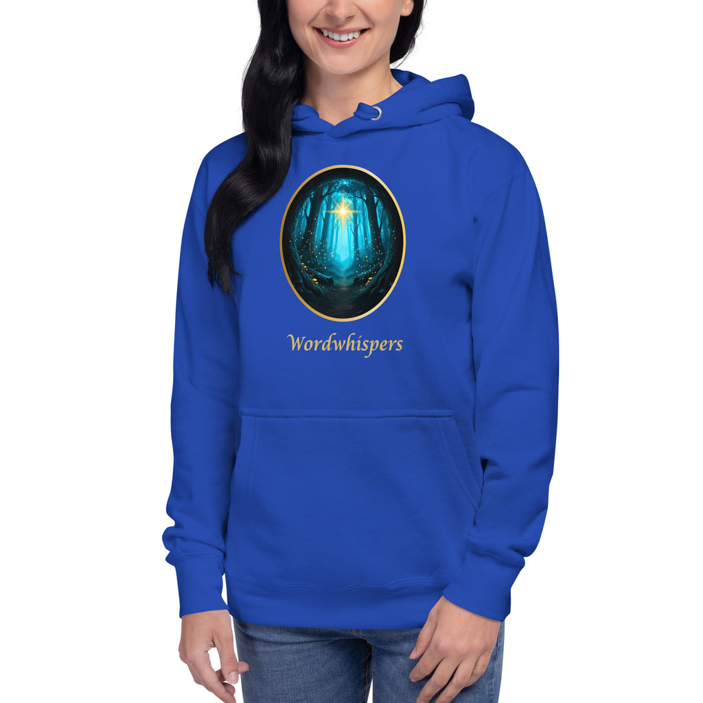 Literary Premium Hoodie - Glimmer of Light Design - Unisex - team royal
