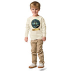 Little Dreamers Storybook Sweatshirt in natural heather with mystical glowing tree design – Wordwhispers