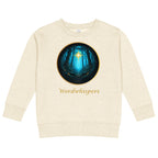 Little Dreamers Secret Woods & Guiding Star Kids Sweatshirt – Wordwhispers – in natural heather