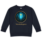 Little Dreamers Secret Woods & Guiding Star Kids Sweatshirt – Wordwhispers – in navy