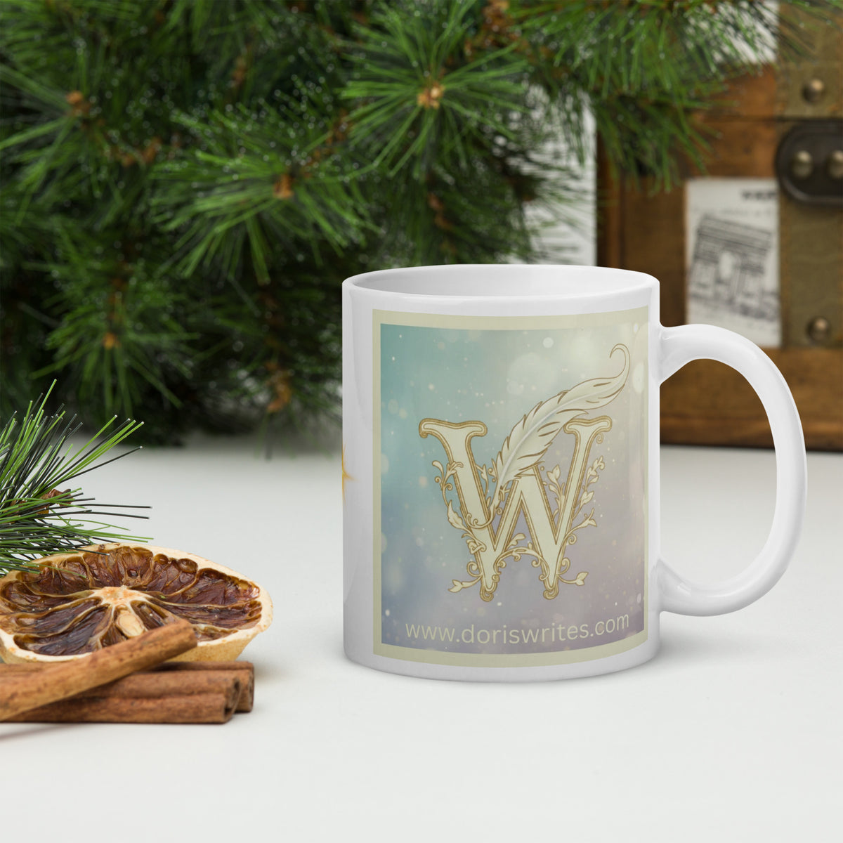 Learning Curve Mug-white front