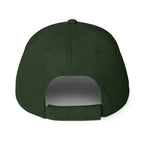 Book lover baseball cap green - back view - adjustable closure