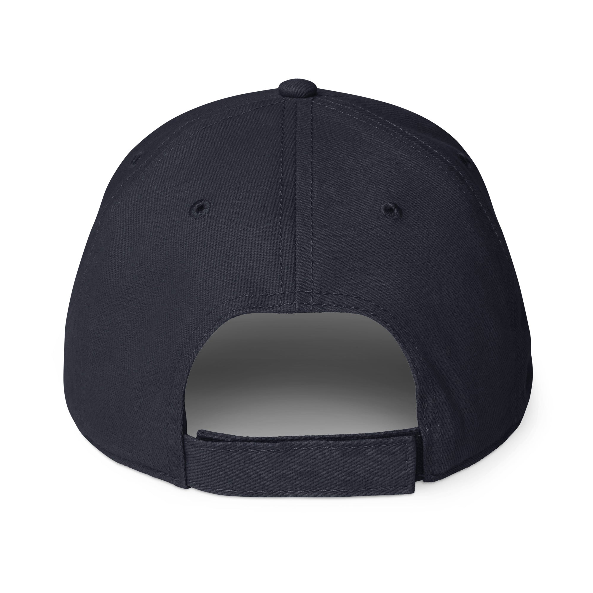Book lover baseball cap navy - back view - adjustable fit