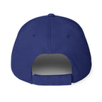 Book lover baseball cap royal blue - back view - adjustable fit