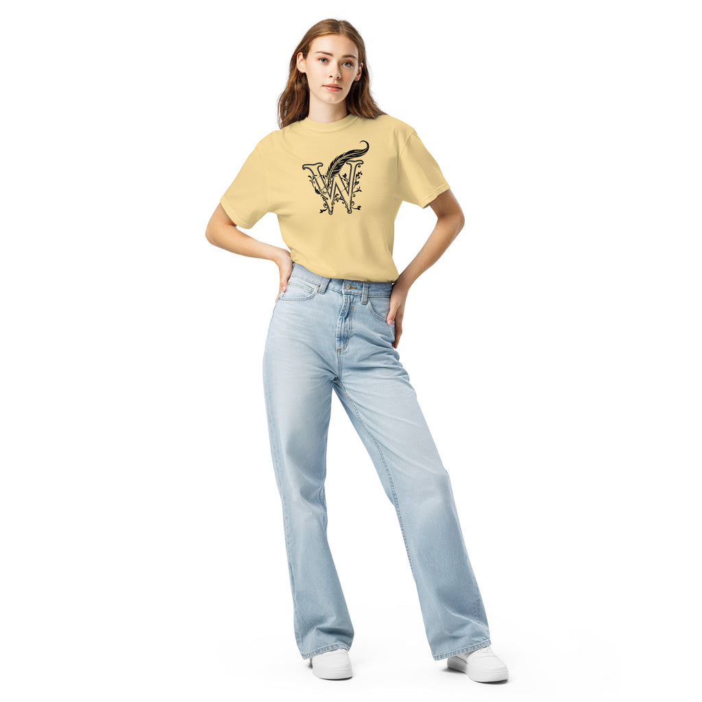 Literary Soft T-Shirt - Wordwhispers Signature Logo - Unisex - butter