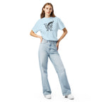 Literary Soft T-Shirt - Wordwhispers Signature Logo - Unisex - chambray