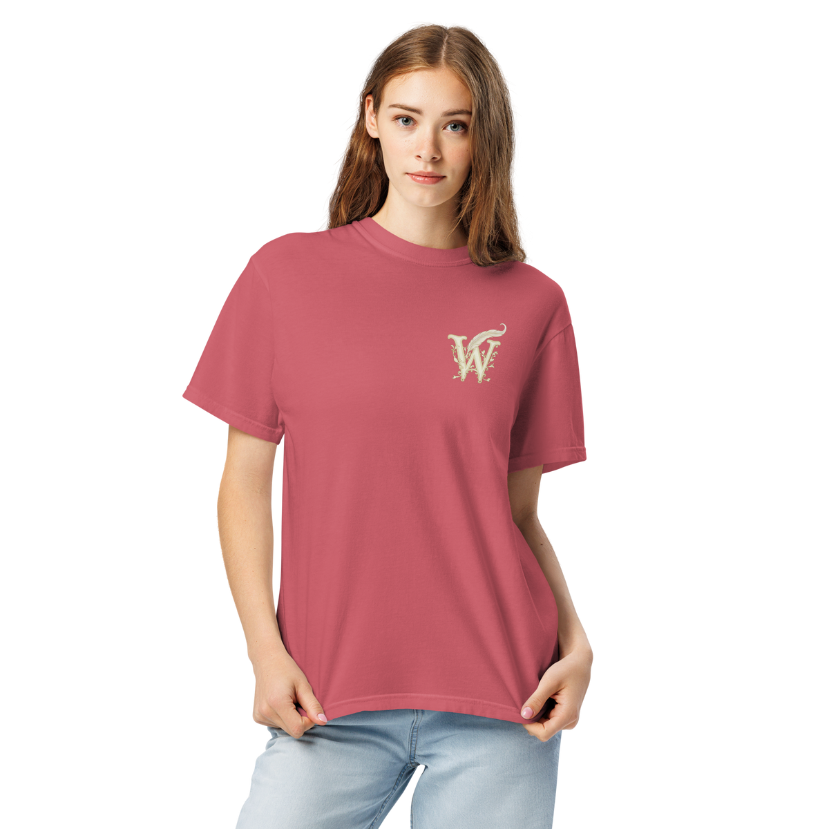 Book Lover Premium T-Shirt | Two-Sided Design | Wordwhispers & Enchanted Tree | Unisex