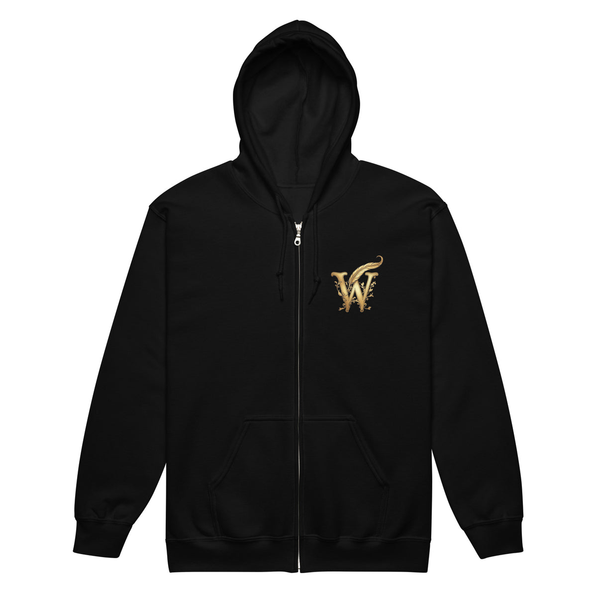 Glimmer of Light Hoodie-extended size-front-in black