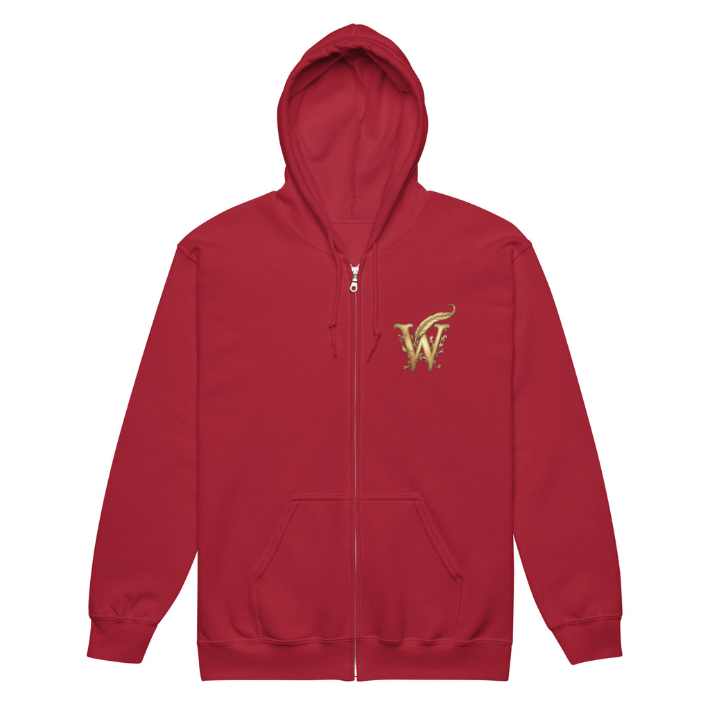 Glimmer of Light Hoodie-extended size-front-in cardinal red
