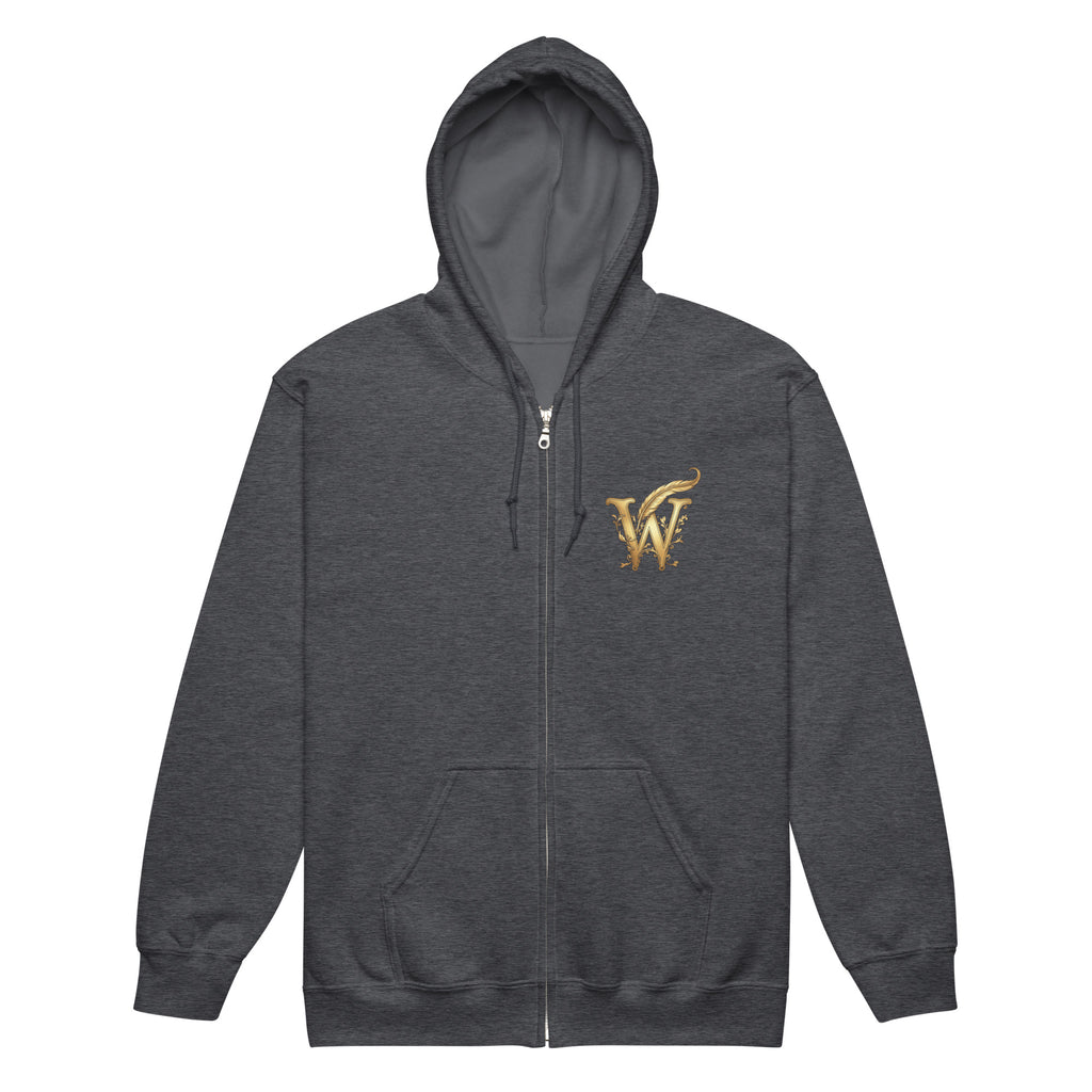 Glimmer of Light Hoodie-extended size-front-in dark heather