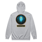 Glimmer zip hoodie- extended size-back-in sport grey