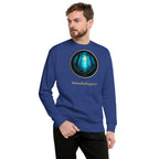 Glimmer of Light literary sweatshirt - unisex premium fleece - Glimmer of Light Design-team royal