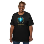 Literary t-shirt - Glimmer of Light design - for readers and writers - unisex - black