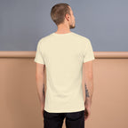 Book lover t-shirt natural back - Mystical Tree Reflective Waters - premium unisex literary apparel