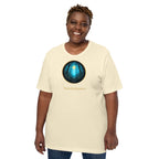 Literary t-shirt - Glimmer of Light design - for readers and writers - unisex - natural