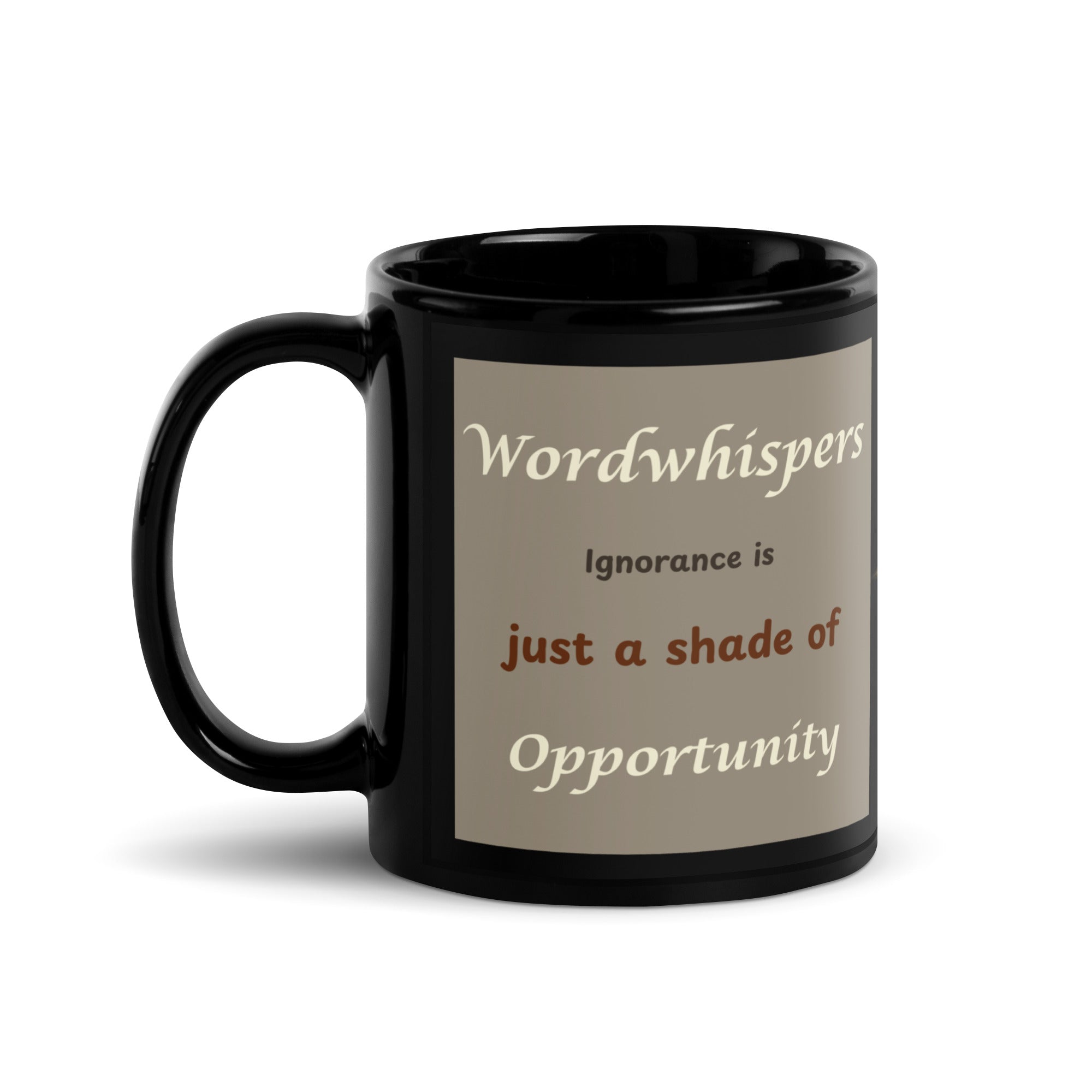 Book Lover Mug - Ignorance is Opportunity (Black)