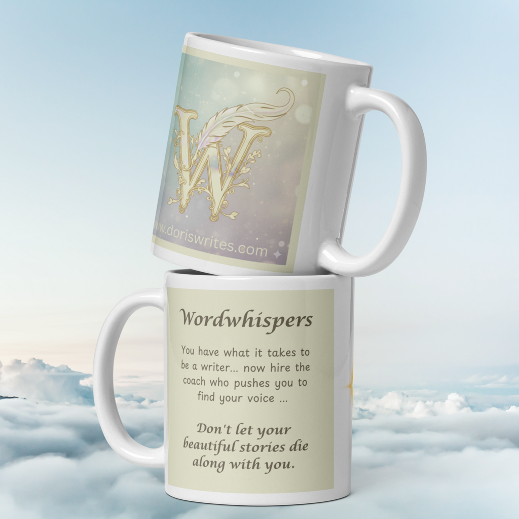 Writer mug white - Chapter 04 The Team Sport - 11oz glossy ceramic coffee mug for writers