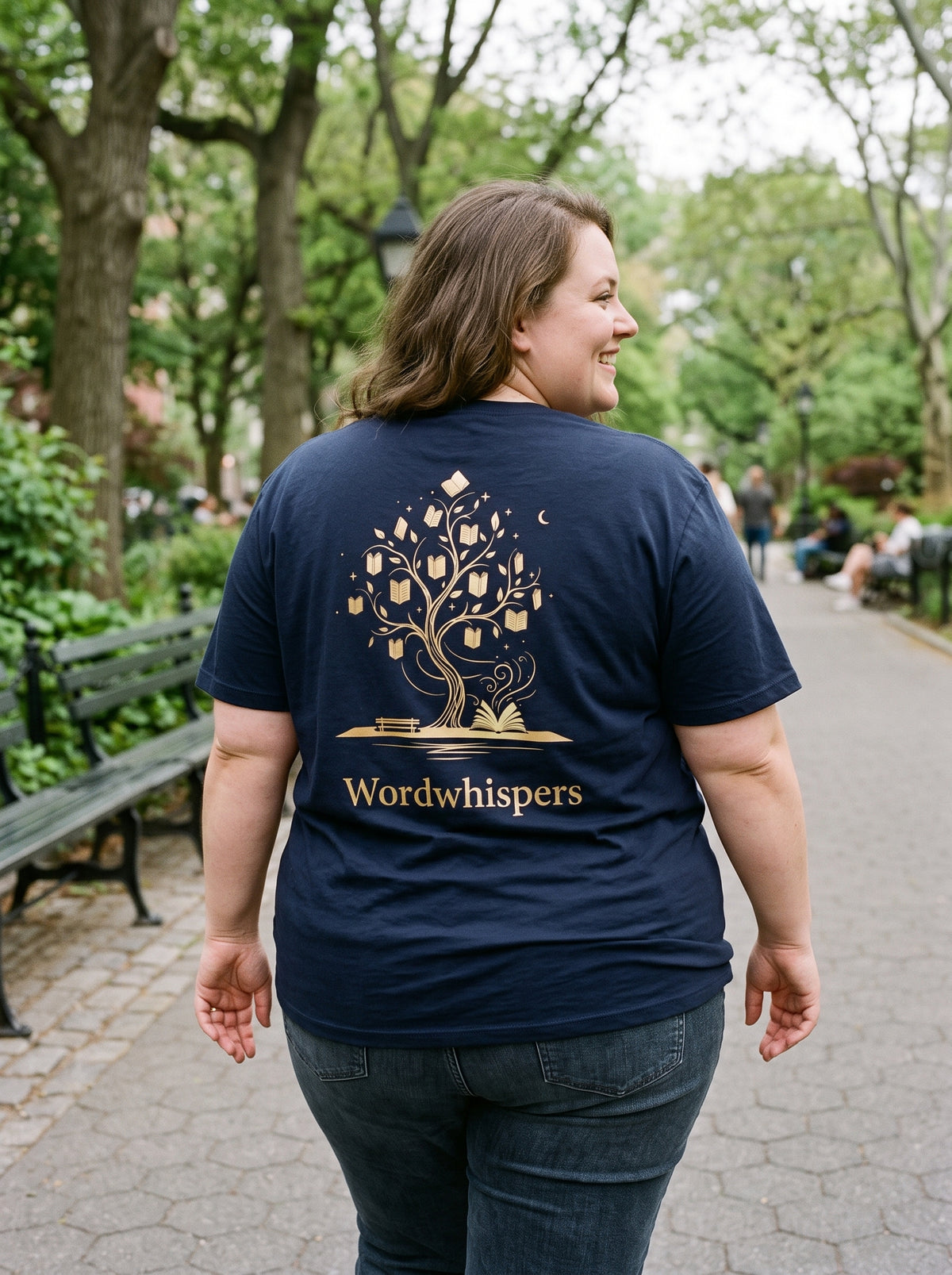 Women's Enchanted Tree T-shirt | 16 colors | Extended size (2XL-3XL)