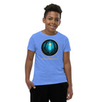 Book Lover Kids T-Shirt Glimmer of Light in columbia blue