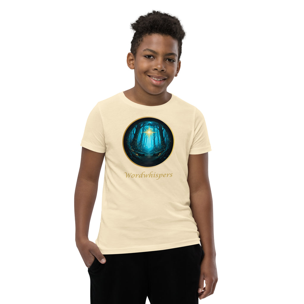 Book Lover Kids T-Shirt Glimmer of Light in natural